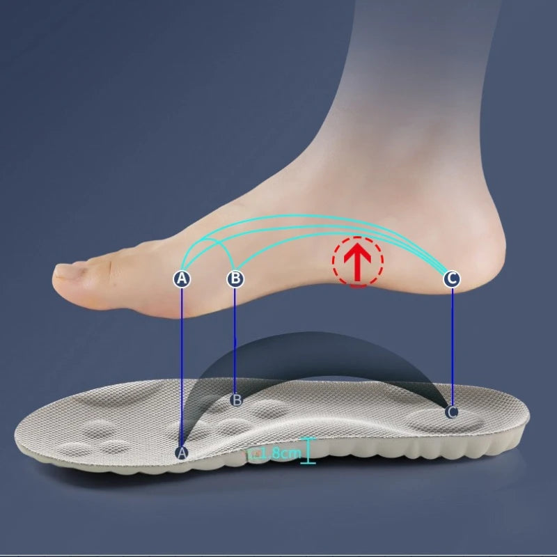 4D Latex Sport Insoles