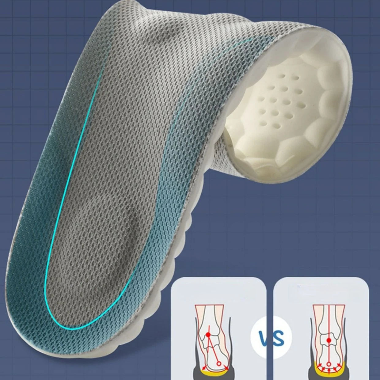 4D Latex Sport Insoles