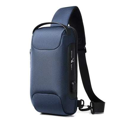 Anti-Theft USB Charging Crossbody Bag 