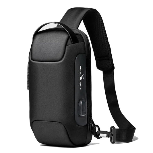 Anti-Theft USB Charging Crossbody Bag 