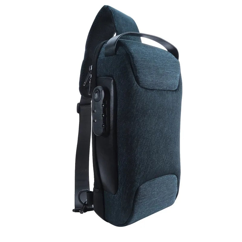 Anti-Theft USB Charging Crossbody Bag 