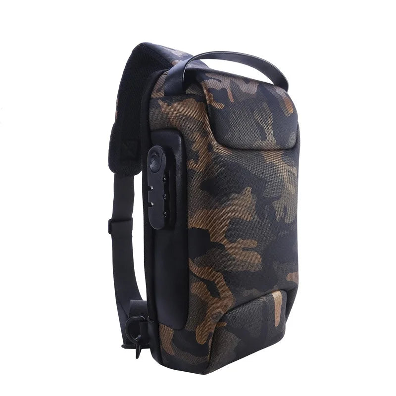 Anti-Theft USB Charging Crossbody Bag 