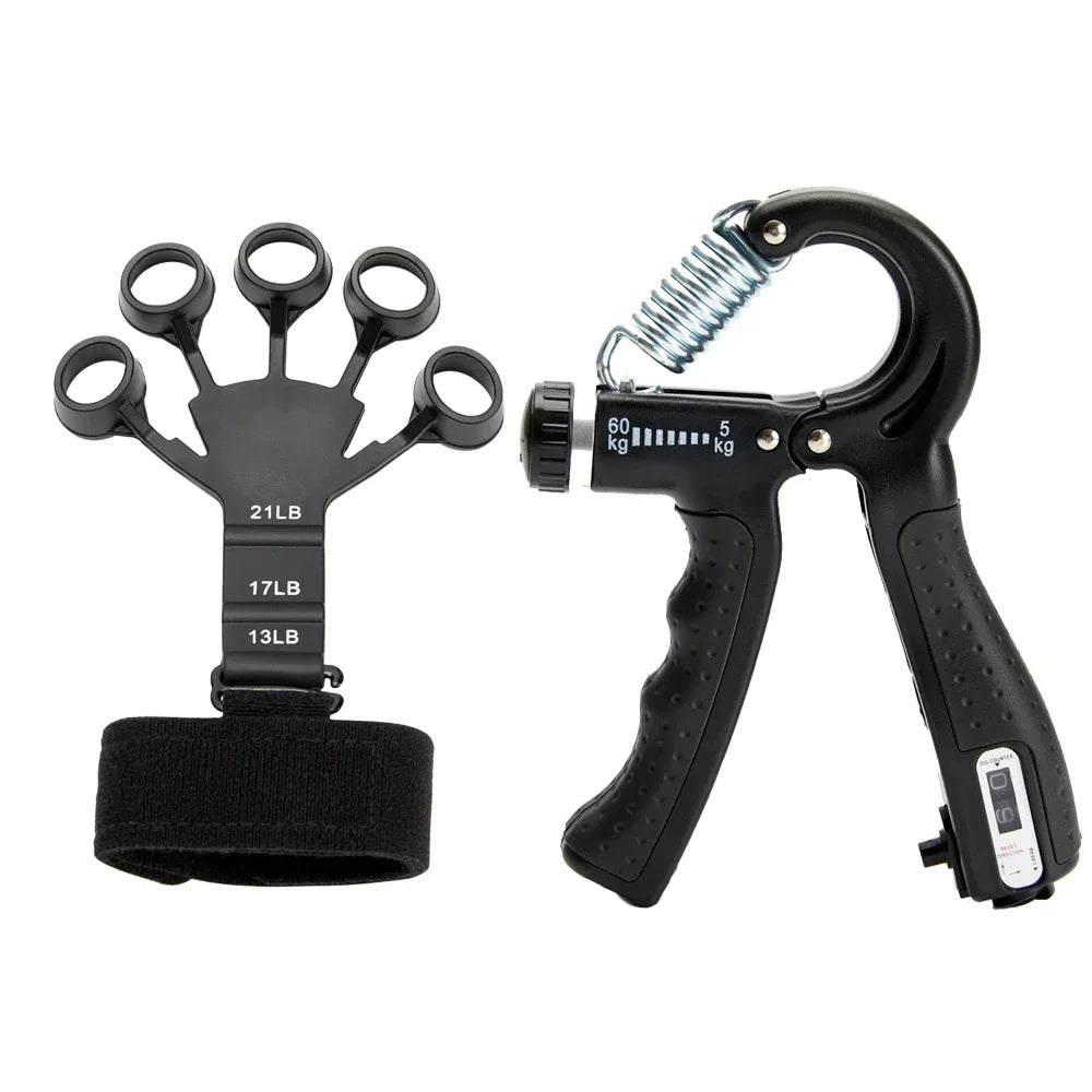Grip Strength Trainer Kit 1-6 Pack Hand Grip Strengthener for Muscle Building and Injury Recover Hand Rehabilitation Training