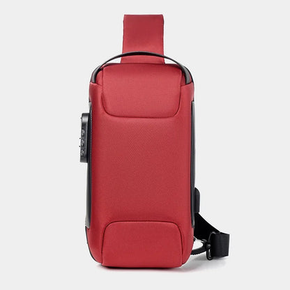 Anti-Theft USB Charging Crossbody Bag 